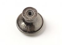 12943 - RUDA knopka st.stříbrná/porcelán