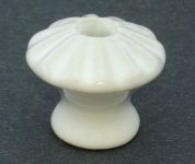 31001 - knopka Bílá 30mm porcelán bez šroubu