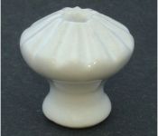 31002 - knopka Bílá 35mm porcelán bez šroubu