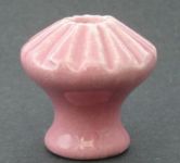 31010 - knopka růžová 35mm porcelán bez šroubu