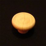 48054 dřevěná knopka pr. 34mm / přírodní