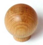 88007 - KD30 knopka dřevo / natur lak