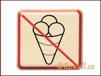 NZ 'Zákaz zmrzlina' /zlatá/ / DOPRODEJ