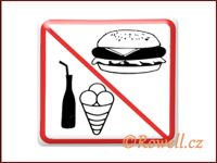 NZ 'Zákaz jídla' /bílá/ / DOPRODEJ